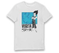 Bioworld Dragon Ball Z Vegeta T-Shirt White-L