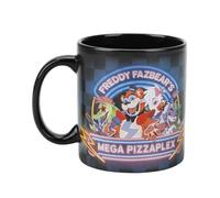 Bioworld Five Nights At Freddy’s Freddy Fazbear’s Mega Pizza Plex 16 oz Black Ceramic Mug