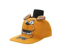 Bioworld Five Nights at Freddy's Bug Face Freddy Youth Brown Snapback Hat, Five Nights at Freddy’s Bug Face, One Size