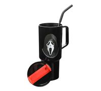 Bioworld Ghost Face Character Head Black 44 Oz Plastic Tumbler