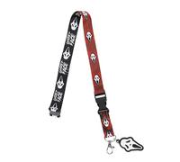 Bioworld Ghostface Mask Black & Red Lanyard with ID Sleeve