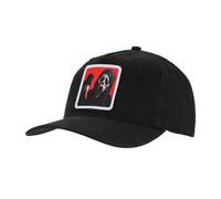 Bioworld Ghostface Red Square Black Snapback Hat, Black, One Size