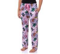 Bioworld Grateful Dead Pajama Pants Dancing Bears Women's Sleep Lounge Pajama Pants Elastic Waist & Side Pockets, Bearsv1, XL