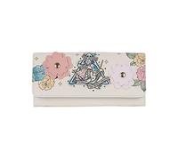 Bioworld Harry Potter Deathly Hallows Floral Tattoo Purse Wallet Premium Official Merchandise Gift