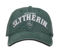 Bioworld Harry Potter Green Slytherin Hogwarts Alumni Adjustable Cap Official Merchandise, Great Gift for Teens or Adults