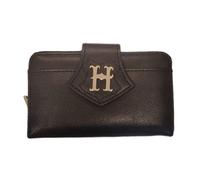 Bioworld Harry Potter Hogwarts Castle Debossed Black Purse Official Licensed Merchandise, Great Gift Idea