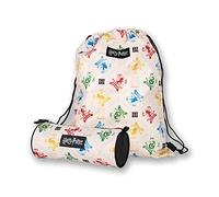 Bioworld Harry Potter Hogwarts House Crest Pencil Case & Swim Bag 2 Piece Set