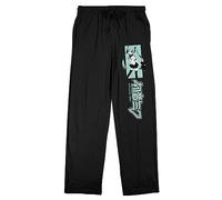 Bioworld Hatsune Miku Character Men's Black Sleep Pajama Pants