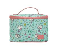 Bioworld Hello Kitty Marine Life Light Blue 6" Beauty Case Cosmetic Bag, Hello Kitty Marine Blue, One size