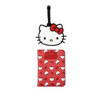 Bioworld Hello Kitty Passport Cover & Luggage Tag Combo Set