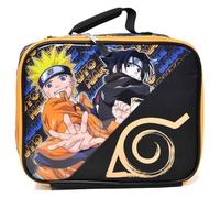 Bioworld Insulated Lunch Bag for Kids with Handle, Naruto Rectangular Reusable Soft Cooling Lunch Box for Boys and Girls School Daycare and Travel
