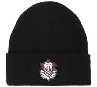 Bioworld IT Movie Pennywise Embroidered Cuff Beanie - Official Horror Merchandise Acrylic Knit Woolly Hat