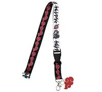 Bioworld Itachi Uchiha Lanyard with Clear ID Sleeve and Keychain