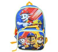 Bioworld Kids Backpack & Lunch Bag Set -Paw Patrol 16" Lightweight School Bookbag with Insulated Lunch Bag - Perfect for Preschool & Elementary Boys