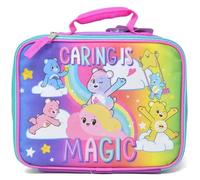 Bioworld Kids Insulated Lunch Bag with Handle - Care Bears Rectangle Lunch Bag Design - Reusable Soft Cooler Lunch Box for Boys & Girls, School, Daycare & Travel