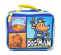 Bioworld Kids Insulated Lunch Bag with Handle - Dogman Rectangle Lunch Bag - Reusable Soft Cooler Lunch Box for Boys & Girls, School, Daycare & Travel