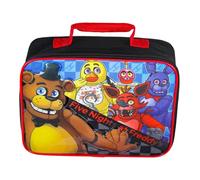 Bioworld Kids Insulated Lunch Bag with Handle - Five Nights at Freddys Rectangle Lunch Bag Design - Reusable Soft Cooler Lunch Box for Boys & Girls, School, Daycare & Travel