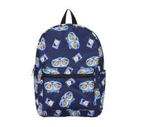Bioworld KPop Demon Hunters Derpy & Sussie All-Over Print 16.5" Adult Blue Quick Turn Backpack