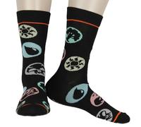 Bioworld Magic The Gathering Men's Colors Of Magic Symbols Allover Design Adult Mid-Calf Crew Socks Shoe Sizes 8-12, Symbols, 10-13, Symbols, 10-13