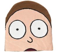 Bioworld Men's Rick and Morty Morty Face All-Over Print Cuffless Beanie Plain Beanie, Multicolour (Multicolour Multicolour), One Size