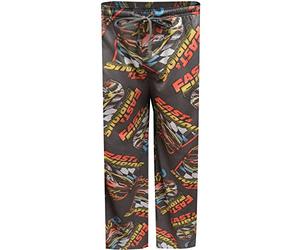 Bioworld Merchandising Men's Fast and Furious Street Racing Performance Fabric Loungepant, Gray, Large