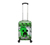 Bioworld Minecraft Creeper 20” Carry-On Luggage With Wheels And Retractable Handle, MNC Green, 20 inch