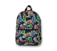 Bioworld Minecraft Dungeons All-Over Character Print Backpack School Bag Rucksack