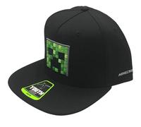 Bioworld Minecraft Embroidered Creeper Face Youth Baseball Cap Adjustable Snapback Hat Black