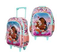 Bioworld Moana and Pua 16" Rolling Travel Backpack