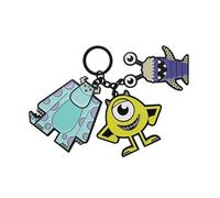 Bioworld Monsters University Mike Sulley & Boo Multi-Charm Keychain, Monsters University Mike, Taglia unica