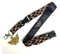 Bioworld Nintendo Legend of Zelda Hyrule Crest Double Sided Lanyard