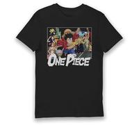 Bioworld One Piece Group Adults T-Shirt-M Black