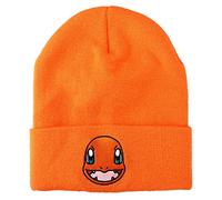 Bioworld Pokemon Charmander Face Orange Cuff Beanie, Orange, One size