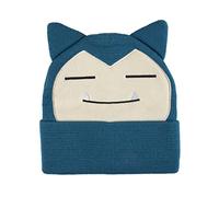 Bioworld Pokemon Snorlax Embroidered Beanie Cap Hat One Size Licensed New Blue, Blue, One Size