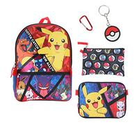 Pokemon Trainer Gotta Catch 'Em All Youth 5-Piece Backpack Set, 5-pc Gotta Catch 'Em All, One size, Classic