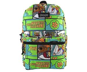 Bioworld Scooby Doo The Mystery Machine Backpack, Green, L