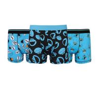 Bioworld Sesame Street Cookie Monster Men's 3-Pack Boxer Briefs, Sesame Street Cookie Monster, M