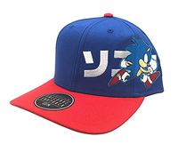 Bioworld Sonic Kanji Pre-Curved Bill Adults Snapback Cap Multi Colour