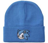 Bioworld Sonic The Hedgehog Embroidered Cuff Beanie - Official SEGA Merchandise