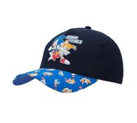 Bioworld Sonic The Hedgehog Sonic & Tails Youth Adjustable Blue Baseball Hat - Official SEGA Merchandise Cap for Kids, One Size
