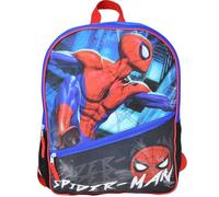 Bioworld Spiderman 16" Backpack with 1 Front Pocket- Perfect for Preschool & Elementary Boys