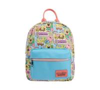 Bioworld Spongebob Squarepants Character All-Over Print 11” Mini Backpack