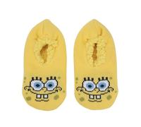 Bioworld Spongebob Squarepants Cheerful Face Women's Slipper Socks, Spongebob Cheerful Faceyellow, Small-Medium
