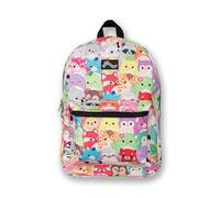 Bioworld Squishmallows Characters Back To School Backpack, fits A4 with internal padded laptop/tablet pouch