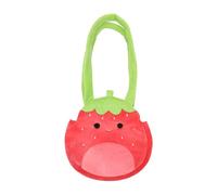 Bioworld Squishmallows Scarlet the Strawberry Plush Tote Bag, Red, One size