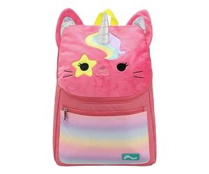 Bioworld Squishmallows Sienna the Unicorn Cat Youth 16' Backpack, Pink, One size, Custom
