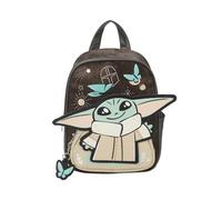 Bioworld Star Wars: The Mandalorian & Grogu Butterflies & Grogu Brown 11” Mini Backpack