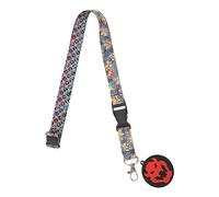 Super Mario Brothers Bowser Lanyard With Metal Charm And ID Sleeve