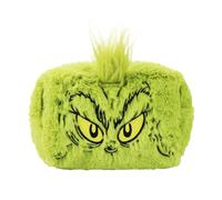 Bioworld The Grinch Big Face Character Women's Green Cosmetic Toiletry Bag, The Grinch Short, One size