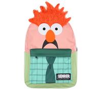 Bioworld The Muppets Beaker 3D Character Hair 17" Backpack Laptop Travel Book Bag Padded Back Adjustable Straps